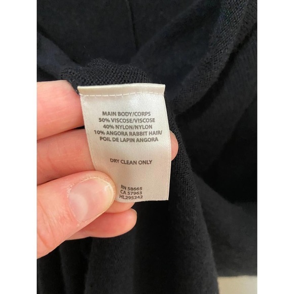 Trouve Black Pullover Cowl Neck Sweater Size M - Picture 4 of 8